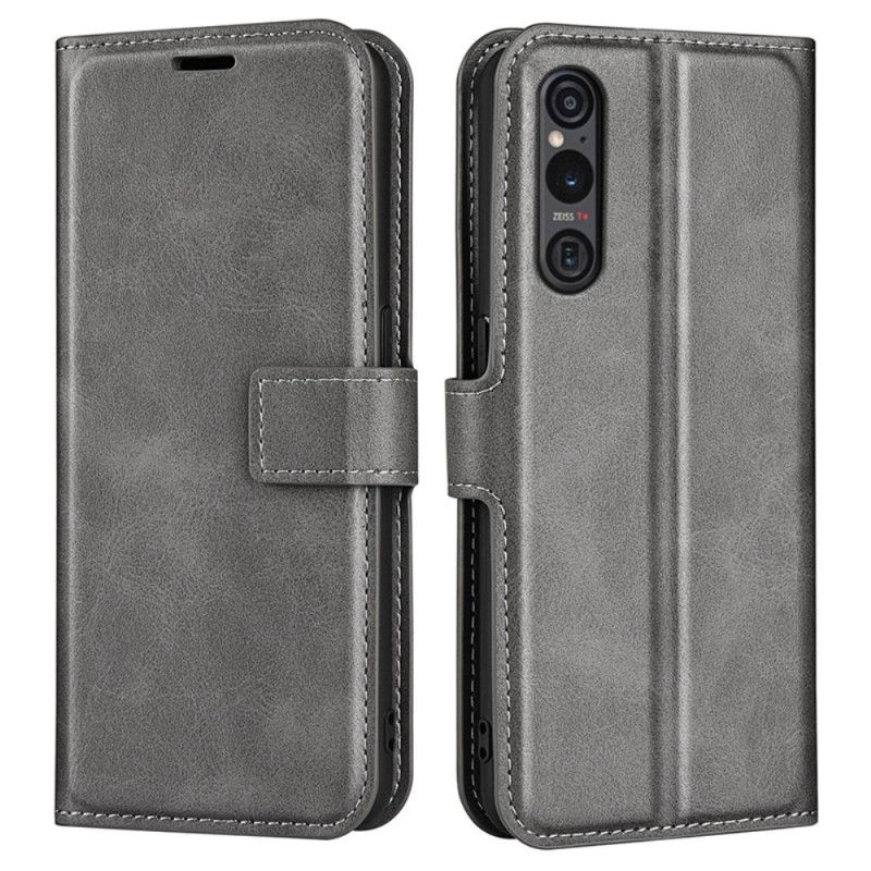 Kožený Kryt Na Sony Xperia 1 Vi Styl Kůže