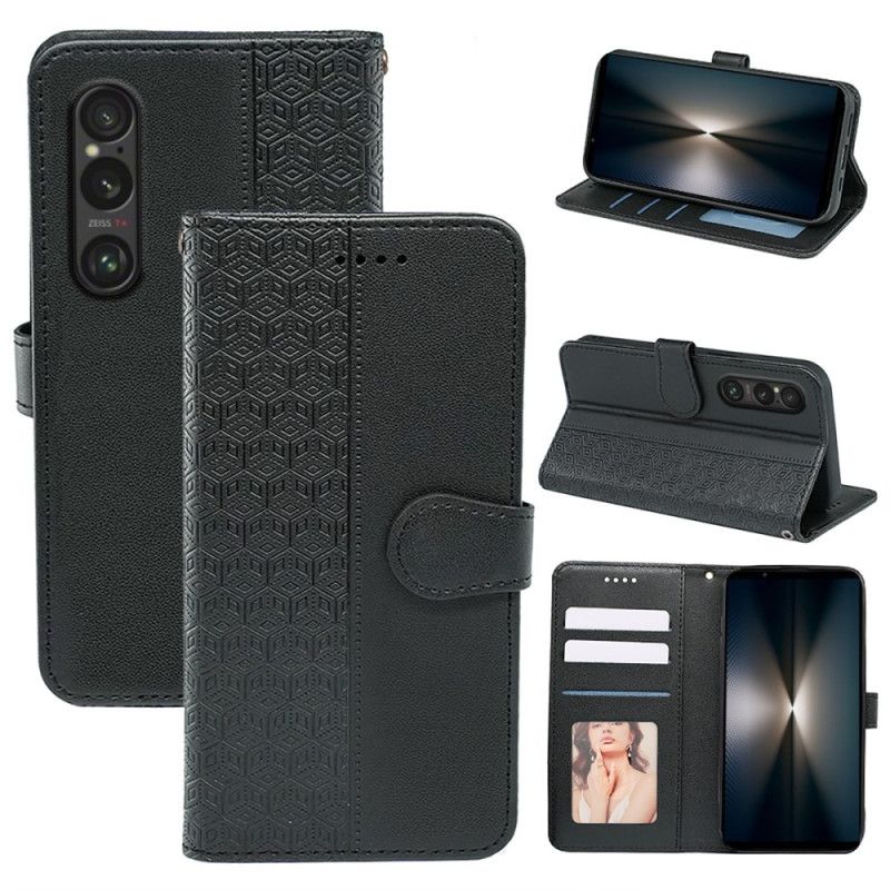 Kožený Kryt Na Sony Xperia 1 Vi Vlys