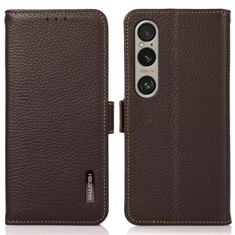 Kožený Kryt Sony Xperia 1 Vi Klasický Khazneh