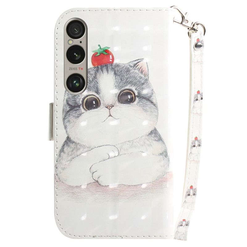 Kožený Kryt Sony Xperia 1 Vi Tanga Cat