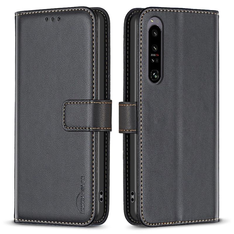 Peněženková Pouzdra Sony Xperia 1 Vi Kryty Na Mobil Barva Binfen