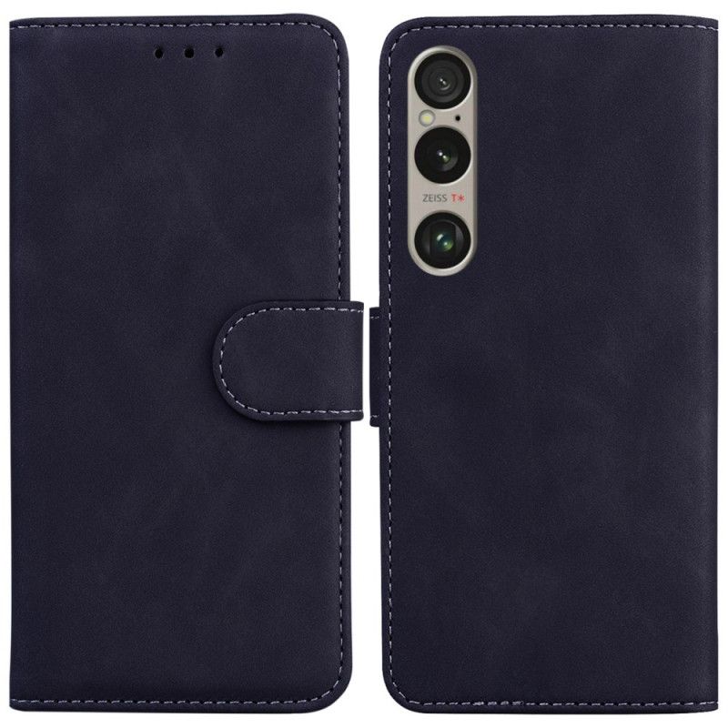 Peněženková Pouzdra Sony Xperia 1 Vi Kryty Na Mobil Klasický Styl