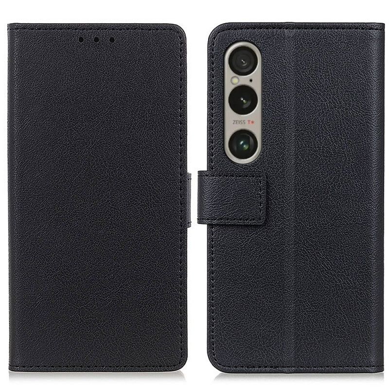 Peněženková Pouzdra Sony Xperia 1 Vi Kryty Na Mobil Klasika