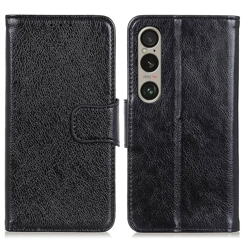 Peněženková Pouzdra Sony Xperia 1 Vi Textura Nappa