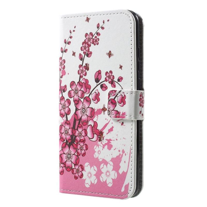 Kožené Pouzdro Folio Na Honor 10 Lite Japonská Meruňka