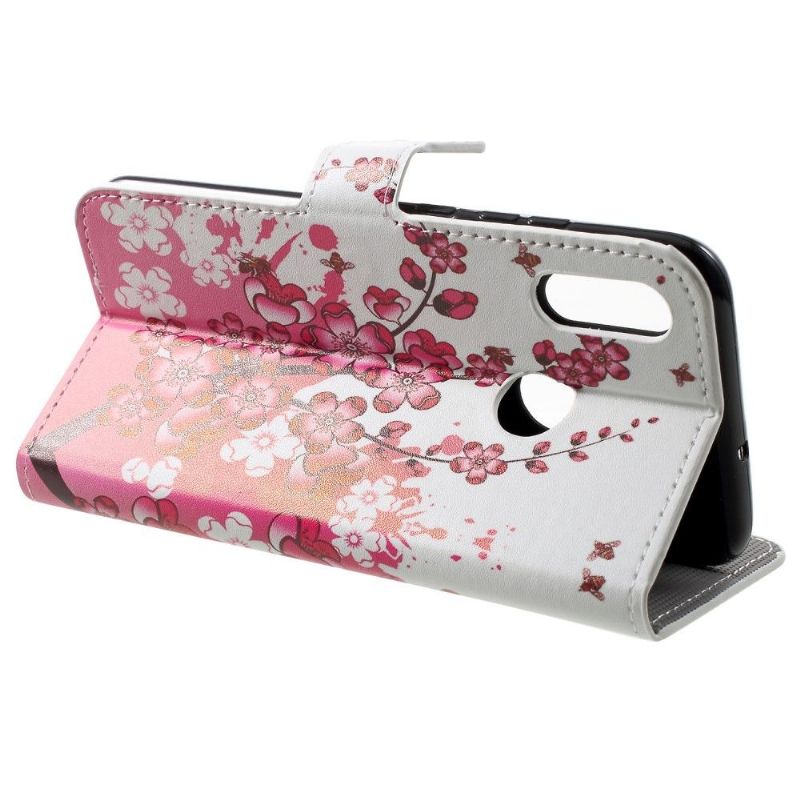 Kožené Pouzdro Folio Na Honor 10 Lite Japonská Meruňka