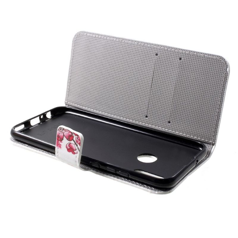 Kožené Pouzdro Folio Na Honor 10 Lite Japonská Meruňka