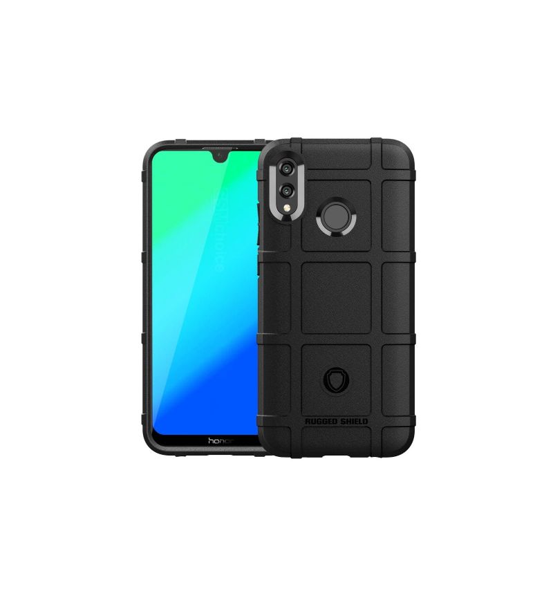 Kryt Na Honor 10 Lite Ochrana Čtvercové Mřížky - Černá