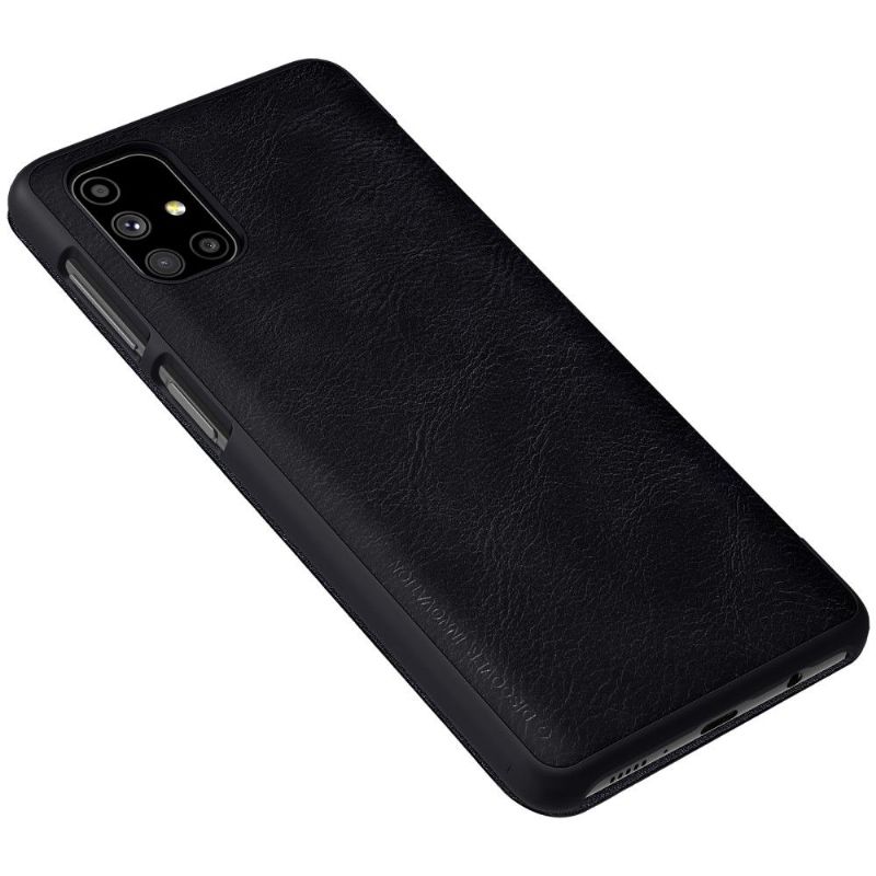 Flipové Pouzdro Na Samsung Galaxy M51 Kožený Efekt Řady Qin