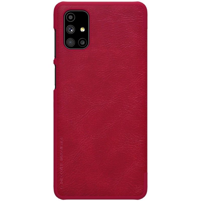 Flipové Pouzdro Na Samsung Galaxy M51 Kožený Efekt Řady Qin