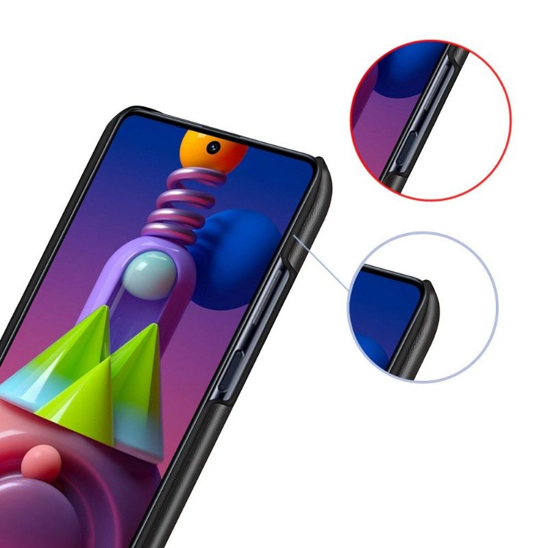 Kryt Na Samsung Galaxy M51 Dvoubarevný Kožený Efekt
