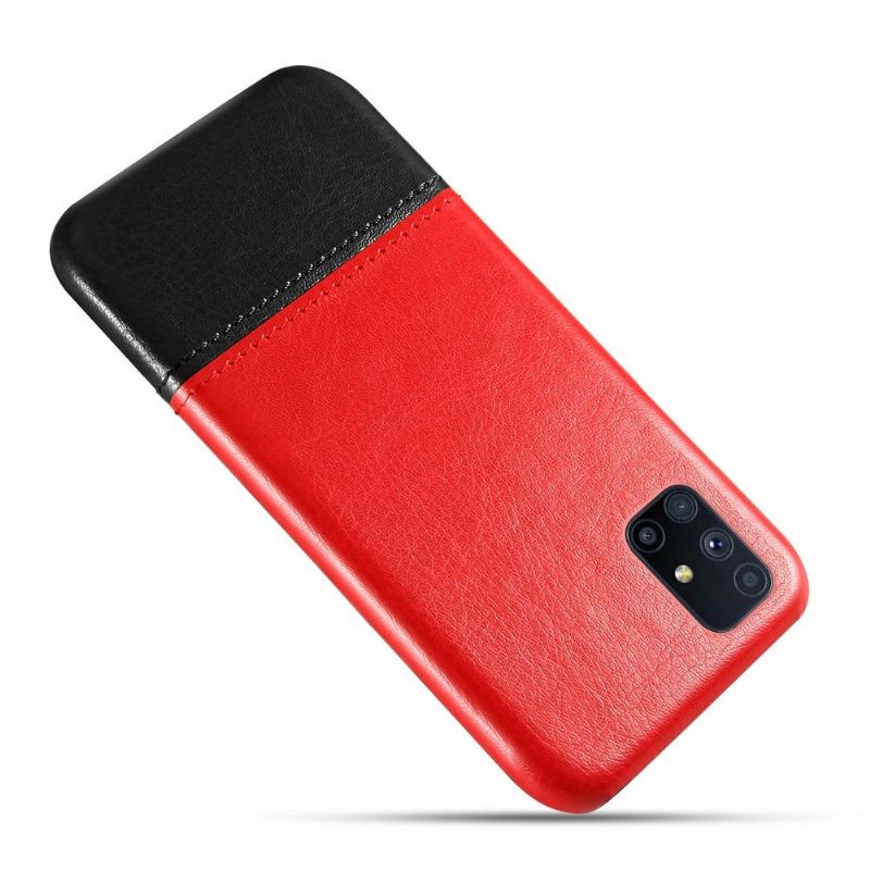 Kryt Na Samsung Galaxy M51 Dvoubarevný Kožený Efekt