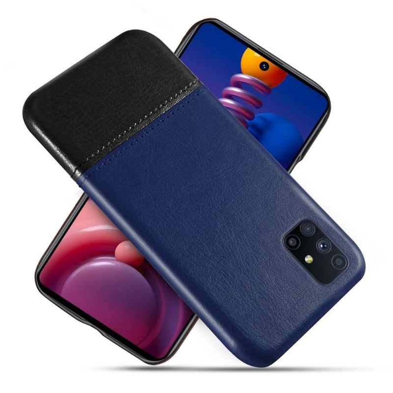 Kryt Na Samsung Galaxy M51 Dvoubarevný Kožený Efekt
