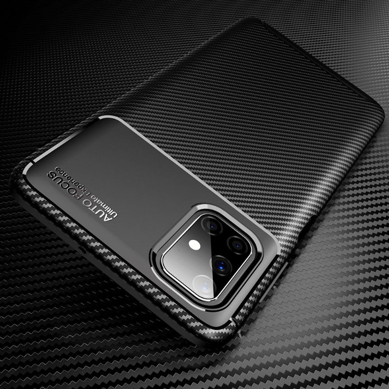 Kryt Na Samsung Galaxy M51 Efekt Uhlíkových Vláken