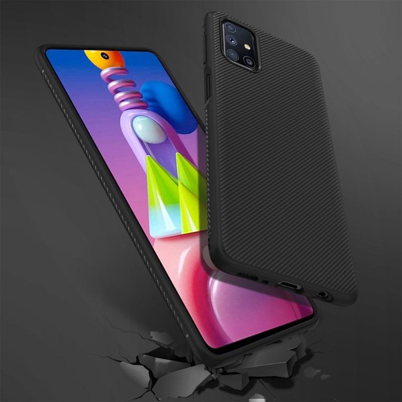 Kryt Na Samsung Galaxy M51 Pruhovaný Efekt