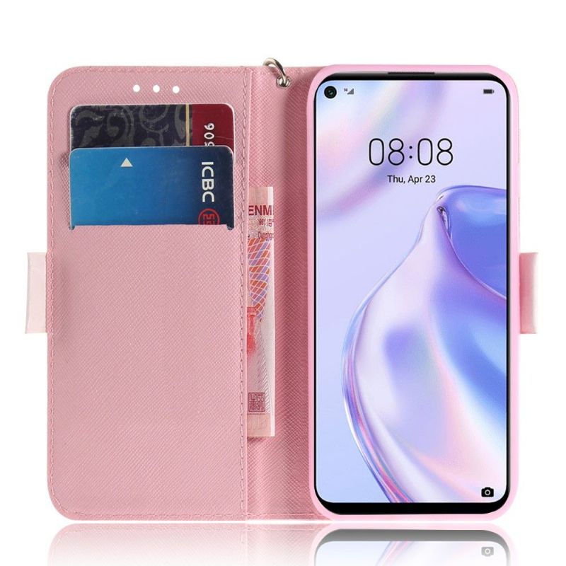 Flipové Pouzdro Na Huawei P40 Lite 5G Kvetoucí Větve