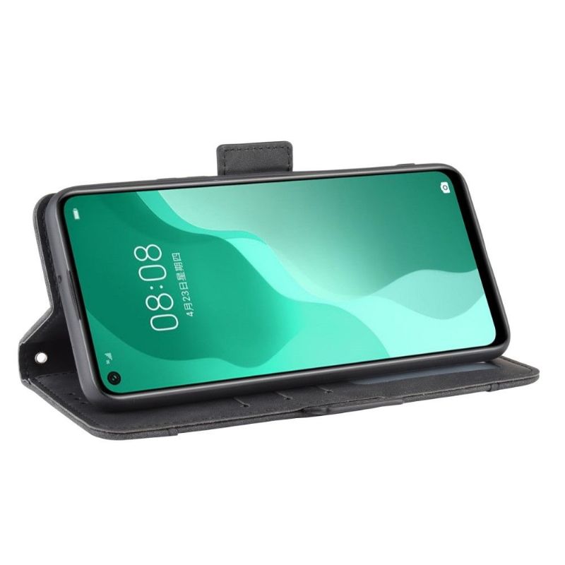 Flipové Pouzdro Na Huawei P40 Lite 5G Premium S Držitelem Karty