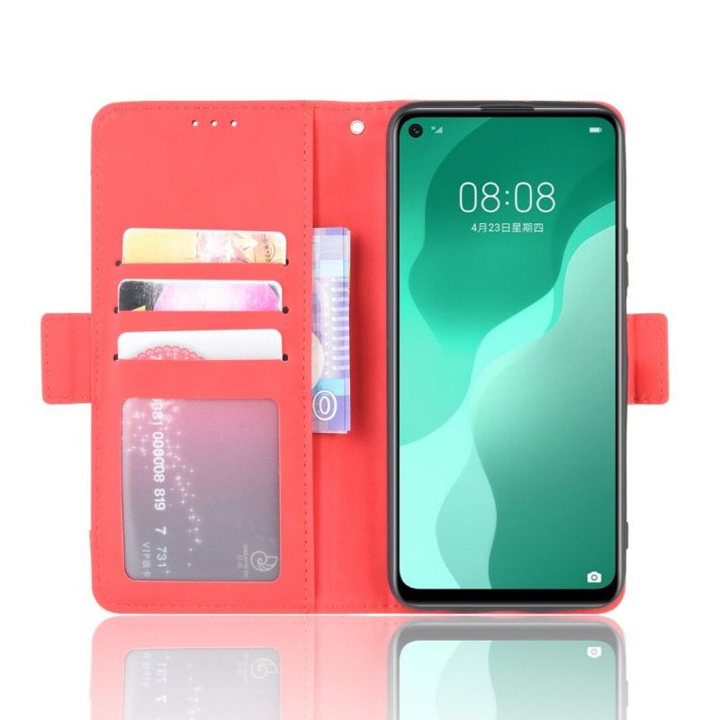 Flipové Pouzdro Na Huawei P40 Lite 5G Premium S Držitelem Karty