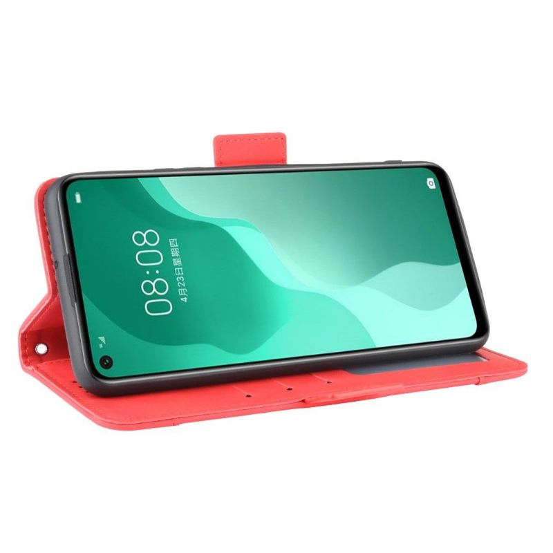 Flipové Pouzdro Na Huawei P40 Lite 5G Premium S Držitelem Karty