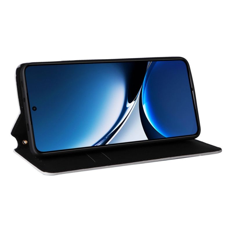 Kožené Pouzdro Folio Poco X7 Pro 5g 3d Diamanty