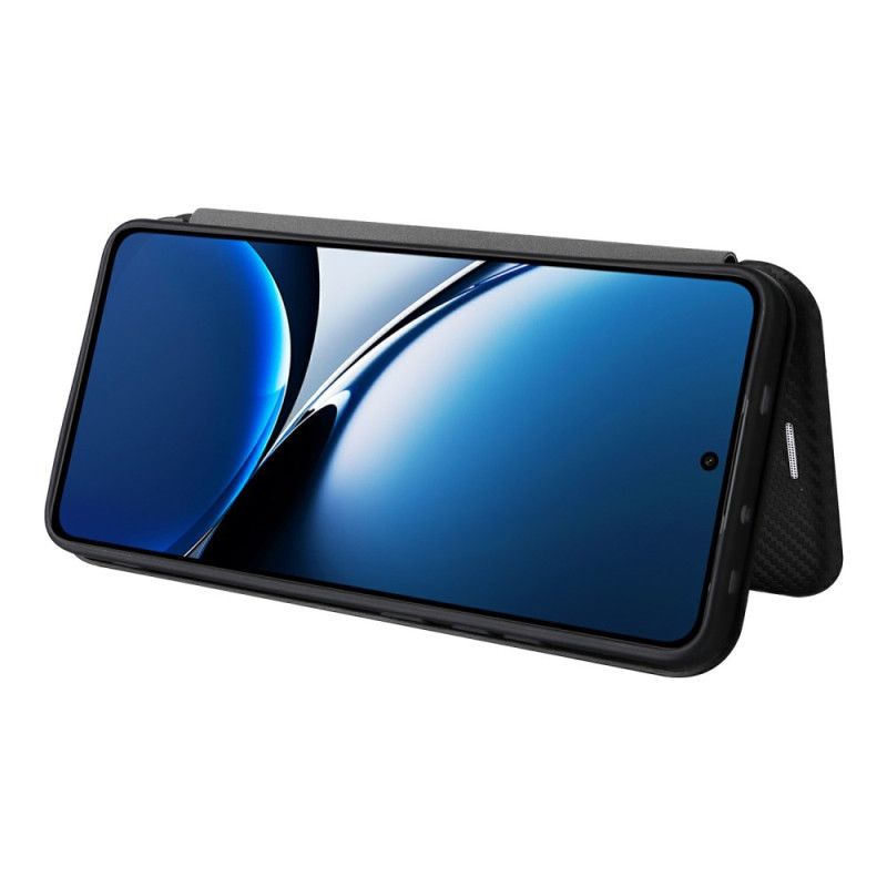 Kožené Pouzdro Folio Poco X7 Pro 5g Uhlíková Vlákna