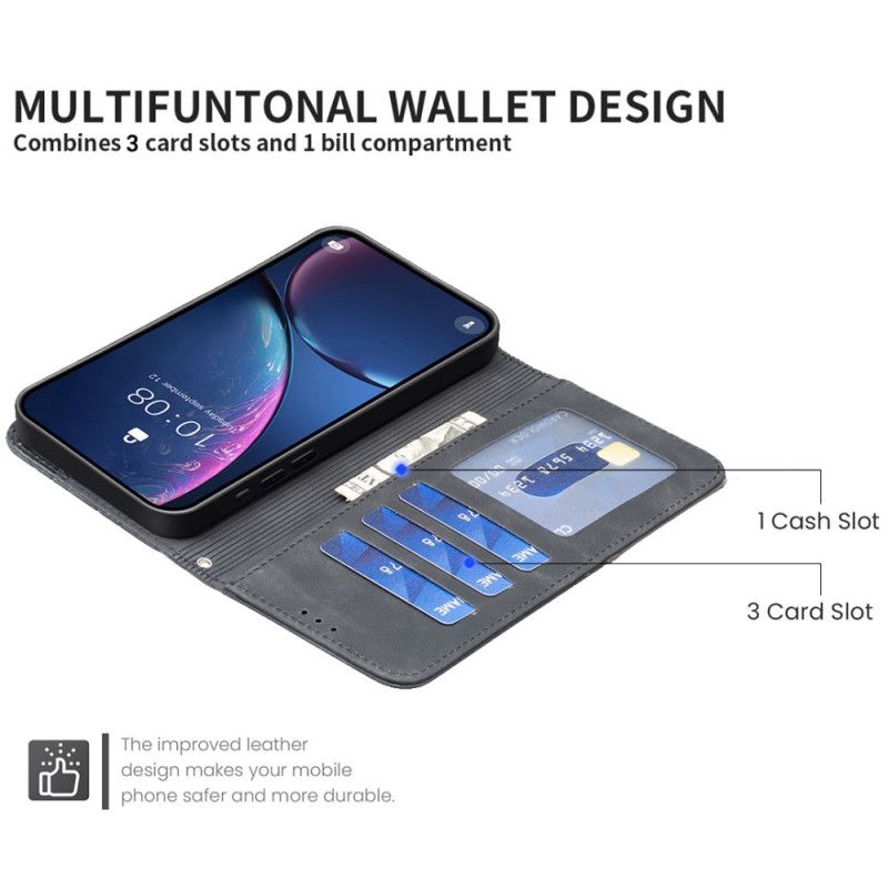 Kožený Kryt Poco X7 Pro 5g Geometrická Binfen Color