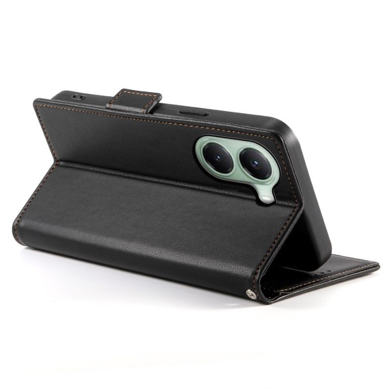 Kožený Kryt Poco X7 Pro 5g Klasická S Ozdobným Nýtem