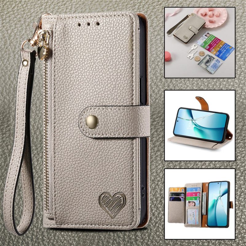 Kožený Kryt Poco X7 Pro 5g Rfid Ochrana Design Srdce