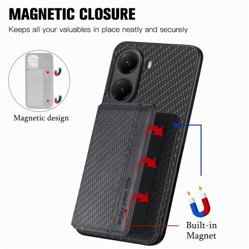 Kryt Na Poco X7 Pro 5g Držák Na Rfid Karty Z Uhlíkových Vláken