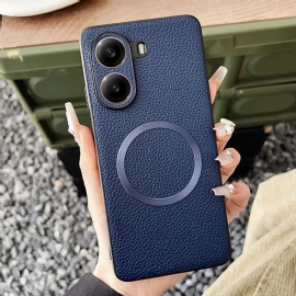 Kryt Poco X7 Pro 5g Kryty Na Mobil Kompatibilní S Magsafe Texturovaný Kožený Efekt