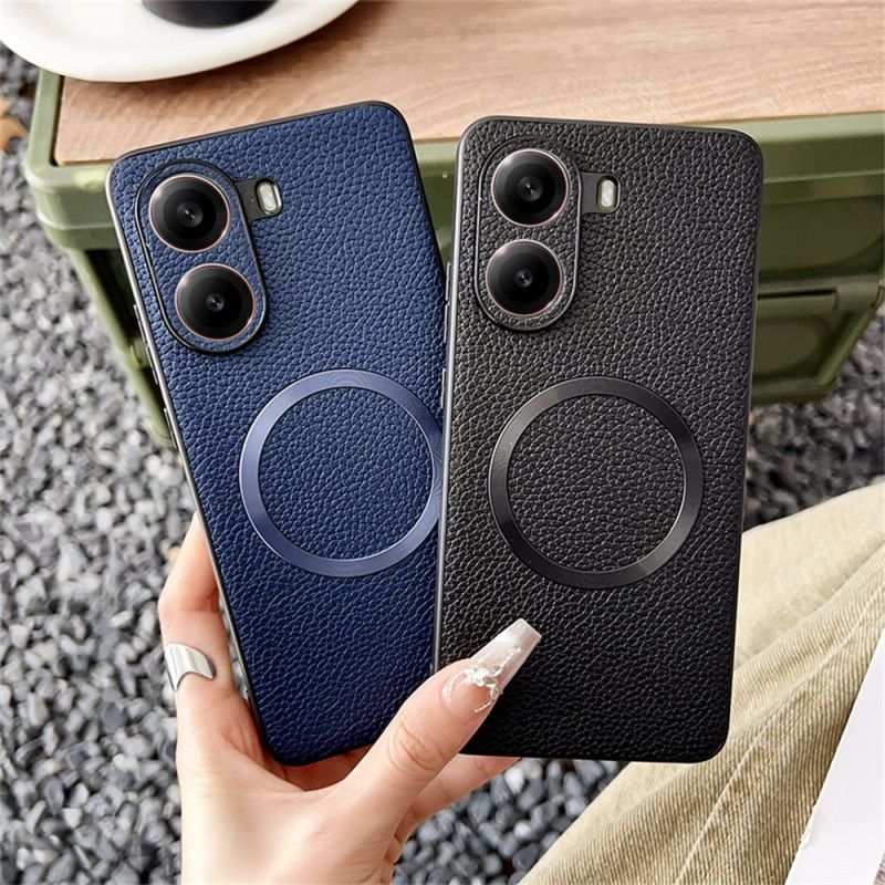 Kryt Poco X7 Pro 5g Kryty Na Mobil Kompatibilní S Magsafe Texturovaný Kožený Efekt