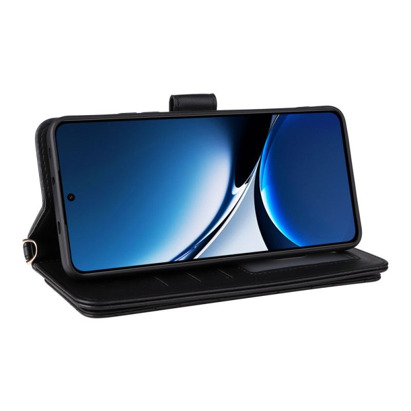 Peněženková Pouzdra Poco X7 Pro 5g Kryty Na Mobil Multifunkční Prošívaný