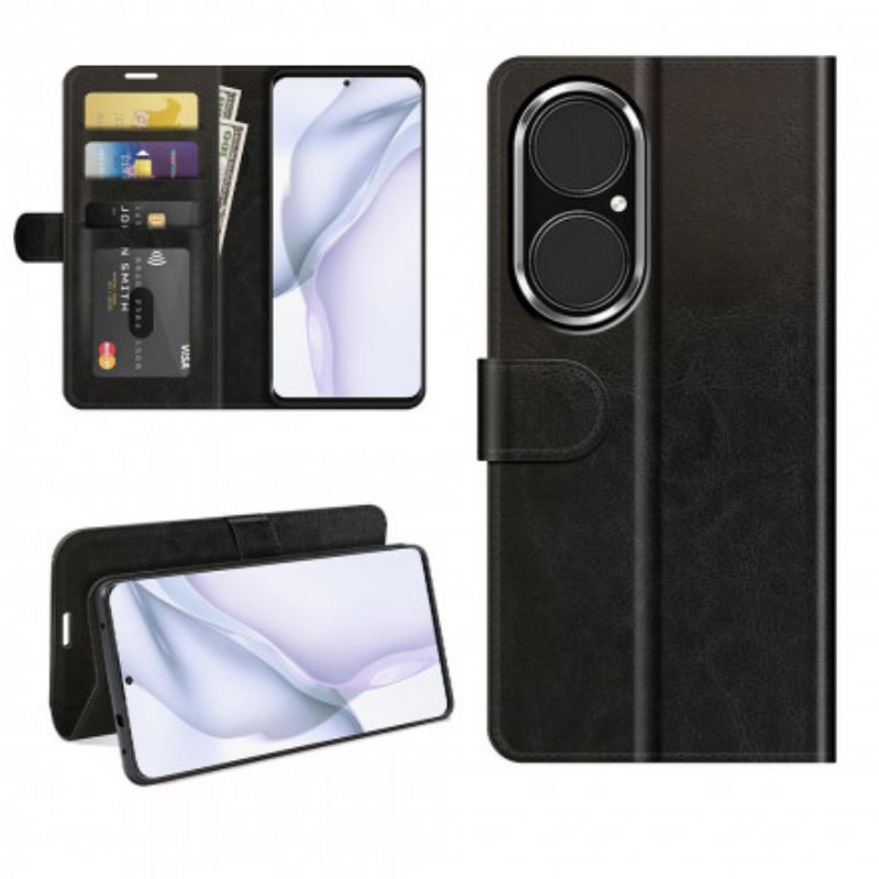 Kožené Pouzdro Na Huawei P50 Stylový Kožený Design