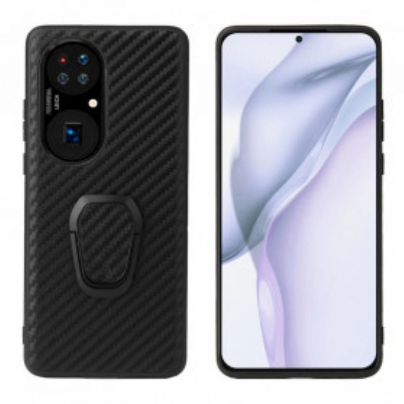 Kryt Na Huawei P50 Kroužek Z Uhlíkových Vláken