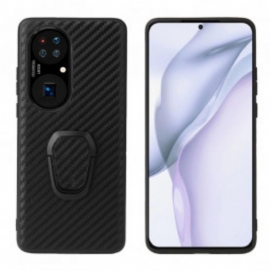 Kryt Na Huawei P50 Kroužek Z Uhlíkových Vláken