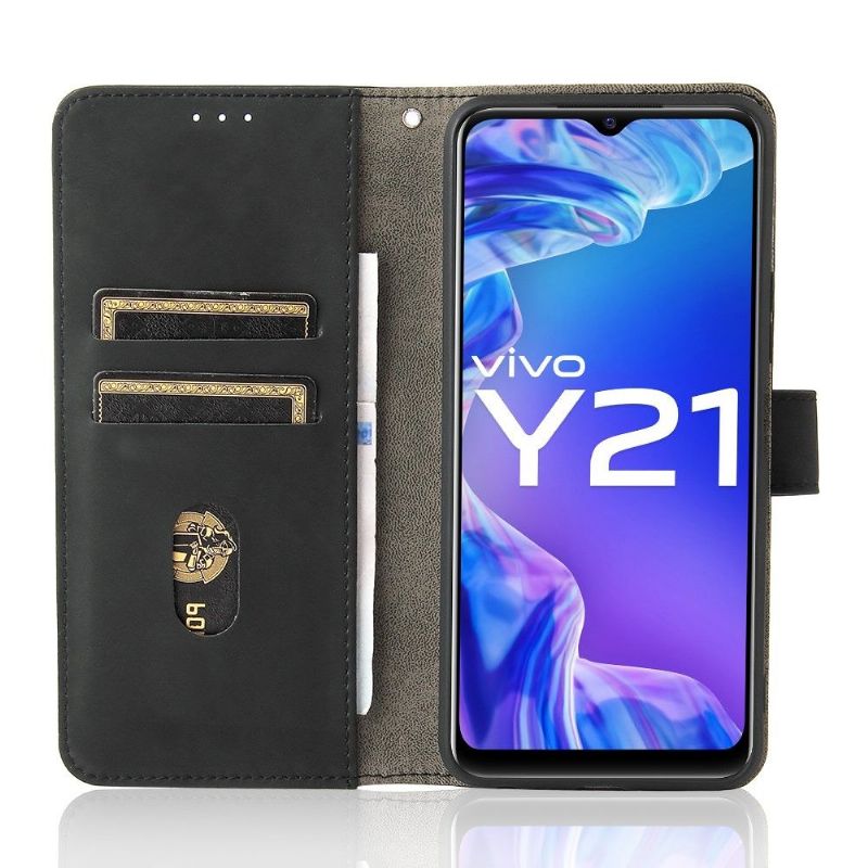 Flipové Pouzdro Na Vivo Y21 / Y21s / Y33s Měkký Dotek