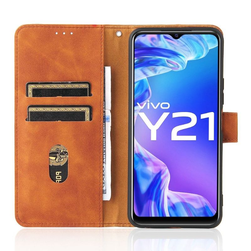 Flipové Pouzdro Na Vivo Y21 / Y21s / Y33s Měkký Dotek