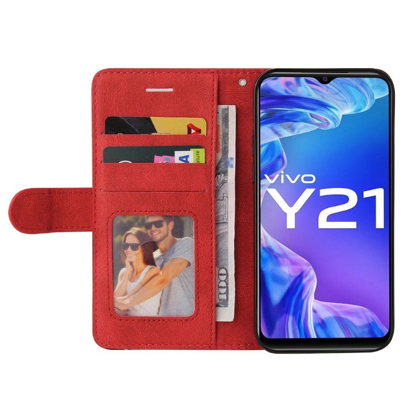 Flipové Pouzdro Na Vivo Y21 / Y21s / Y33s Umělecká Bicolor