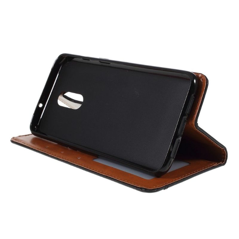 Flipové Pouzdro Na OnePlus 7 Kožené Pouzdro Na Stojan