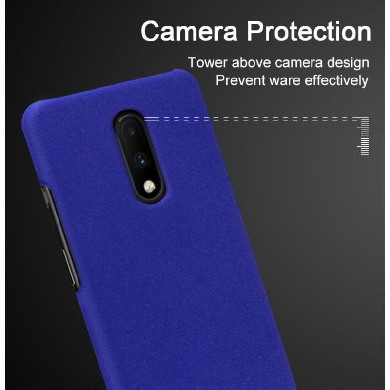 Kryt Na OnePlus 7 Imak Matt Finish + Odnímatelná Podpěra - Modrá