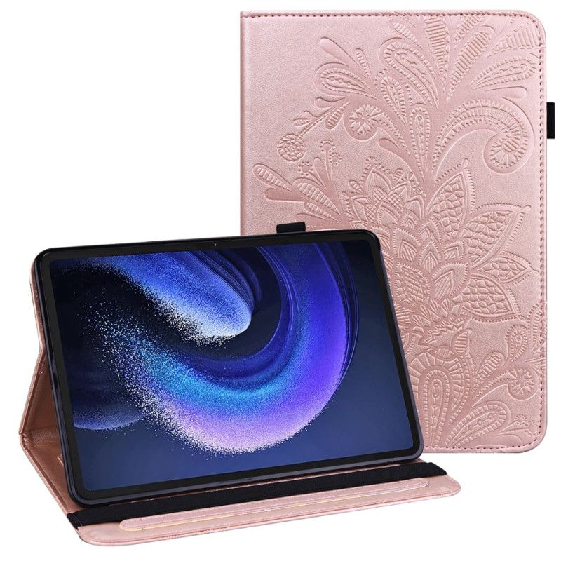 Pouzdro Na Xiaomi Pad 6 Květinový Vzor