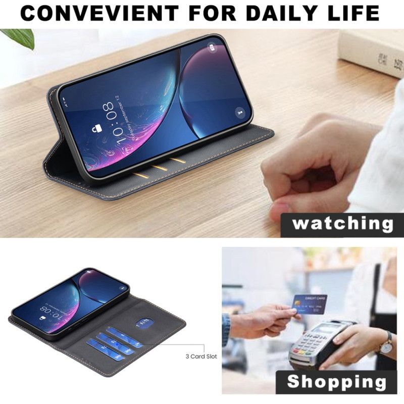 Kožené Pouzdro Folio Xiaomi Redmi Note 15 5g Binfen Color Kožený Efekt