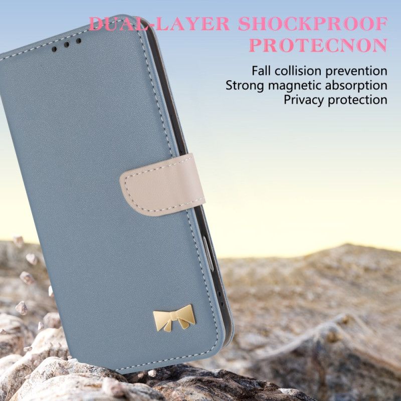 Kožený Kryt Na Xiaomi Redmi Note 15 5g Dekorativní Uzel