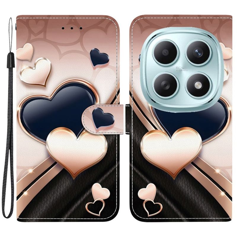 Kožený Kryt Na Xiaomi Redmi Note 15 5g Vzor Lásky