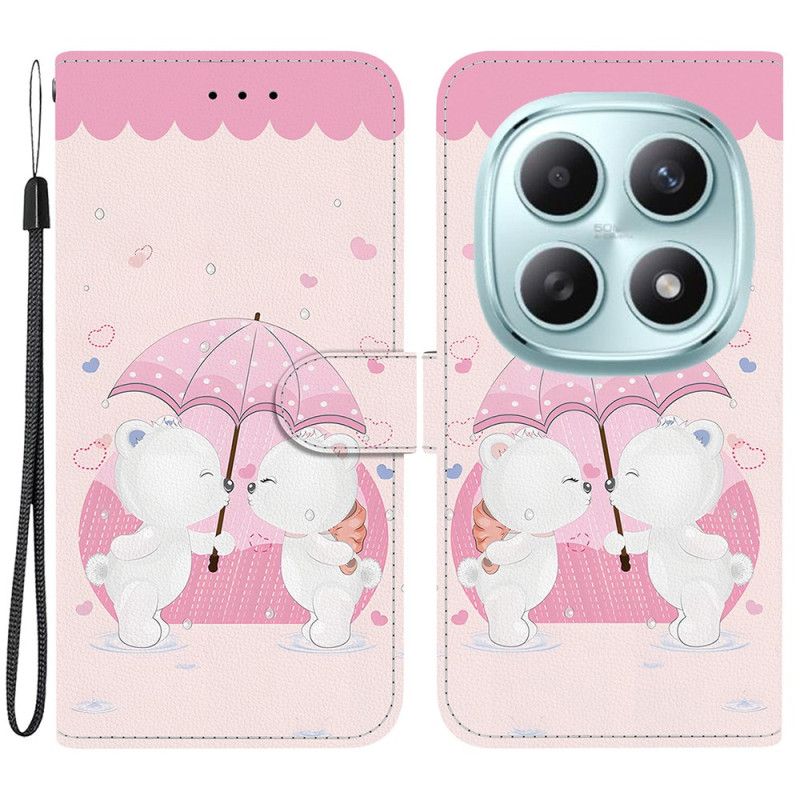 Kožený Kryt Xiaomi Redmi Note 15 5g Dvojice Medvědů