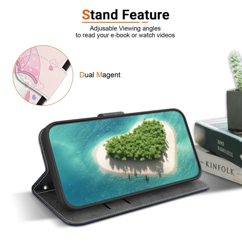 Kožený Kryt Xiaomi Redmi Note 15 5g Dvojice Medvědů