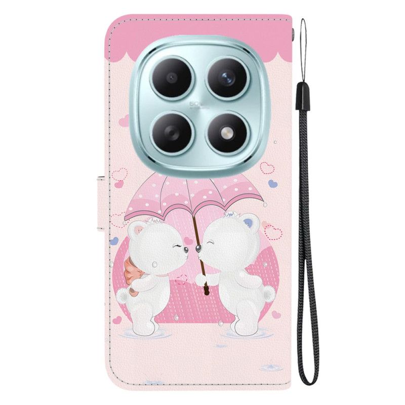 Kožený Kryt Xiaomi Redmi Note 15 5g Dvojice Medvědů