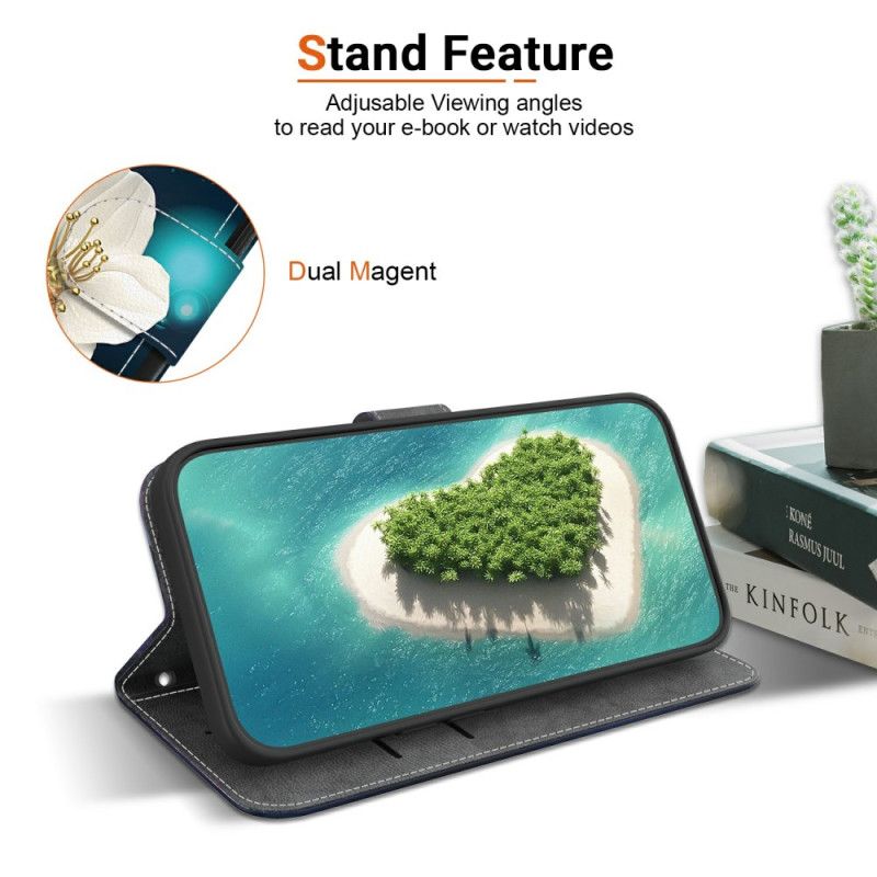 Kožený Kryt Xiaomi Redmi Note 15 5g Magnólie