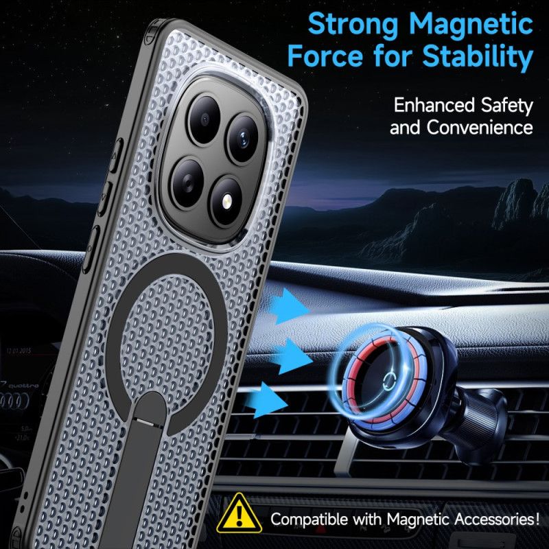 Kožený Kryt Xiaomi Redmi Note 15 5g Mřížková Textura