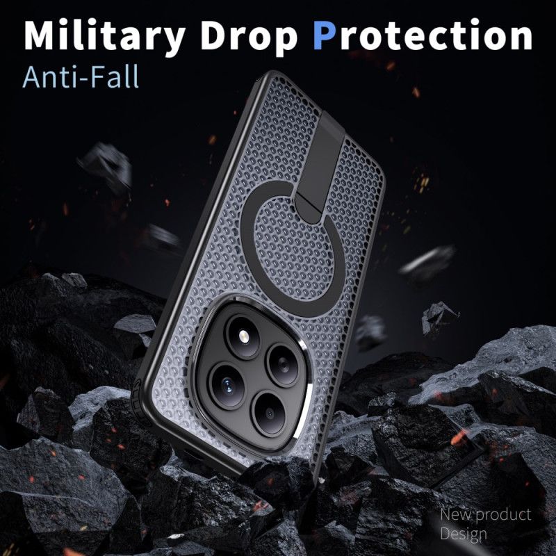 Kožený Kryt Xiaomi Redmi Note 15 5g Mřížková Textura